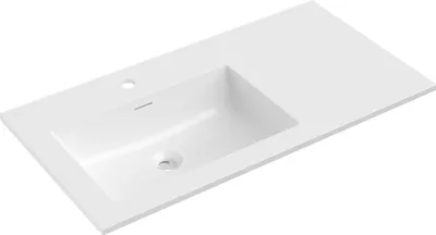 Produktbild von Mexen Otis Unterbauwaschbecken links 91 x 46,5 cm, weiß glänzend - 25189000L