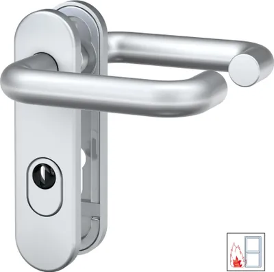 Produktbild von Basi  7529-0701 Drücker-Schutzbeschlag