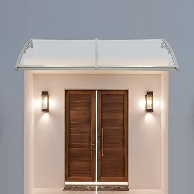 Produktbild von Überdachung für Haustür und Balkon, transparent und wetterbeständig