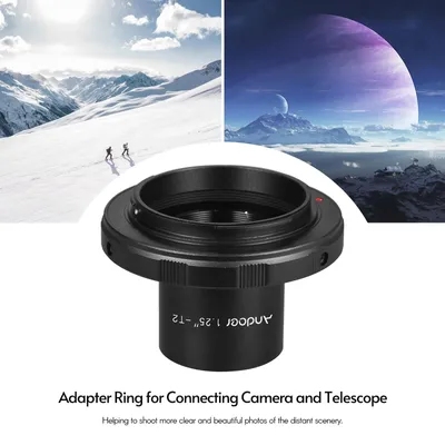 Produktbild von Kamera-Teleskop-Adapterring, Fotografie-Zubehör, Ersatz für Nikon 1,25-Zoll-Okular T2, Landschafts-Astrofotografie