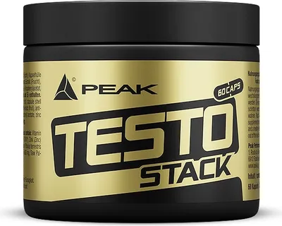 Produktbild von Testo Stack - 60 kapslí I Testo Booster I Rostlinné extrakty I ( Pískavice řecké seno I Tribulus Terrestris I Saw Palmetto) I Vitamíny I Zinek I Zinek I Imunitní systém I Normální hladina testosteronu I Antioxidanty I Bez lepku