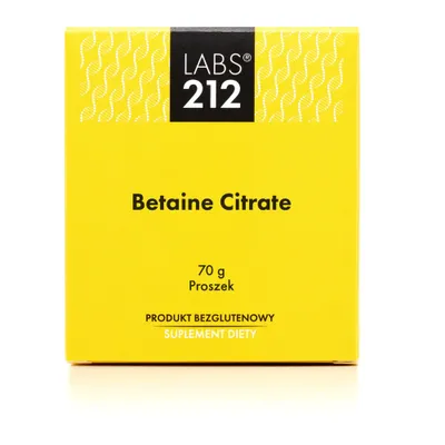 Obrázok produktu pre Labs212 doplnky stravy Betaine Citrate, 6255