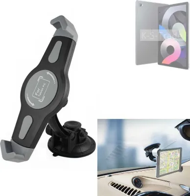 Produktbild von K-S-Trade Scheiben-Halterung für Tablets kompatibel mit Blackview Tab 15 Pro KFZ Tablet Saugnapf Auto Halterung Windschutzscheibe Holder Halter