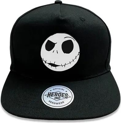 Produktbild von Nightmare Before Christmas - Snapback Mütze HE935 (Einheitsgröße) (Schwarz/Weiß)