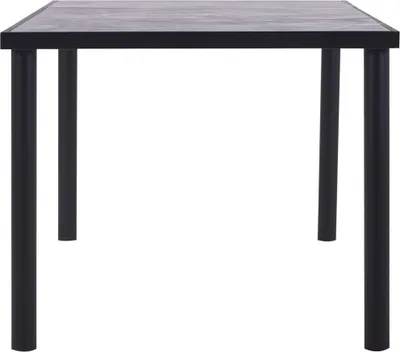 Produktbild von "Winter Sale" Esstische - Schwarz Esstisch Schwarz und Betongrau 200x100x75cm MDF DE2840259