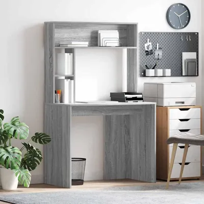 Zdjęcie produktu dla Maison Exclusive - Biurko w kolorze Sonoma, wymiary 91 x 50 x 149 cm, wykonane z płyty wiórowej