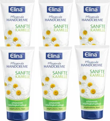 Produktbild von 6x75 ml Elina Med Hand & Nagelcreme Kamille