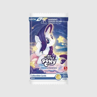 Produktbild von My Little Pony - Collectible Cards: Series 02 - Friendship Eternal Cards - Rainbow Edition - Einzelbooster (engl.)