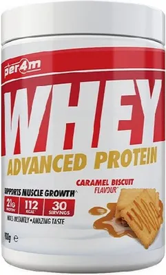 Produktbild von Per4m Whey Protein - 900g-Dose Caramel Biscuit