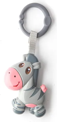Produktbild von Zebra-Rassel 21,5 cm