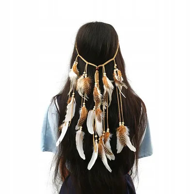 Image de Serre-tête indien avec plumes A5