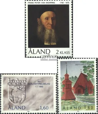 Produktbild von Briefmarken Finnland - Aland 1992 Mi 56,65,78 (kompl.Ausg.) postfrisch Knorring