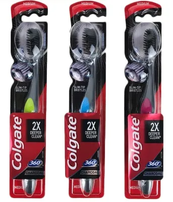 Produktbild von Colgate, Zahnbürste, schwarz, mittel, 1 Stück