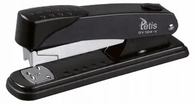 Produktbild von Tetis Metall-Hefter Schwarz für 25 Blatt