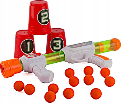 Immagine prodotto di Set - Pistola per palline di schiuma - per bambini 6622