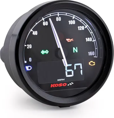 Produktbild von Tachometer Koso D60 TNT-05 160kmh ABE für Harley Davidson