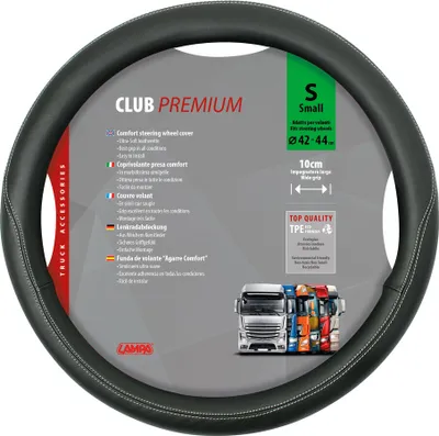 Obrázek produktu pro Lampa potah volantu Club ze skeentexu - S - Ø 42/44 cm - černý