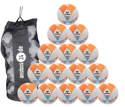 Produktbild von Ballset erima Jugendball - Hybrid Lite 350 v26 inkl. Ballsack 5 15 Bälle