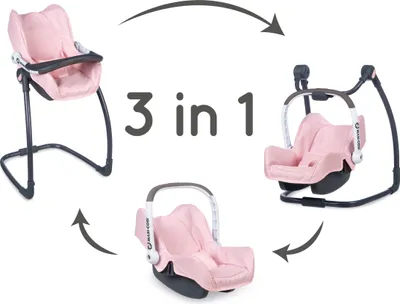 Image de High chair 3in1 pink Maxi Cosi & Quinny Smoby