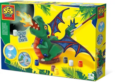 Produktbild von SES Creative Gießen und Anmalen - Drache, Guss-/Mal-Set für Kinder, 5 Jahr(e), Mehrfarbig