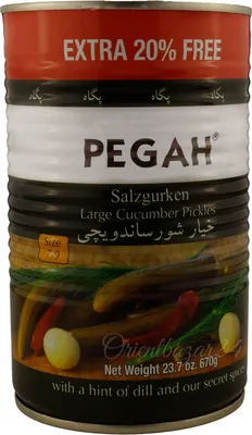 Produktbild von Pegah - Salzgurken nach orientalischer Art 348gr