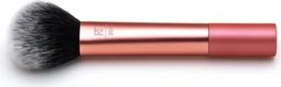 Zdjęcie produktu dla Real Techniques Powder Brush, Pędzel do pudru, Zaokrąglony, Puszysty, Syntetyk, Czarny, Różowy, Kobiety