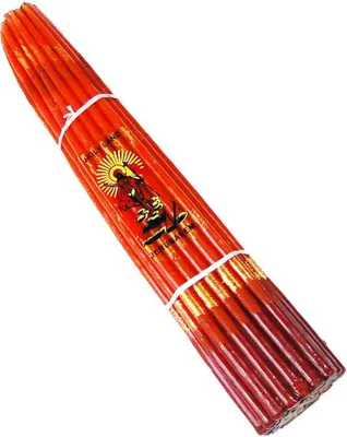 Produktbild von Jerusalem 33 Er Kerze Иерусалимская Свеча Обожженая Neu Rot Красная