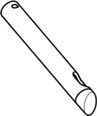 Produktbild von Geberit 243244001 Föhnarm mit Föhndüse