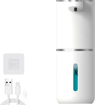 Produktbild von Seifenspender Automatischer Wandmontage Schaumseifenspender Elektrischer - Seifenspender Set USB-Aufladung mit Sensor Infrarot Bewegungssensor