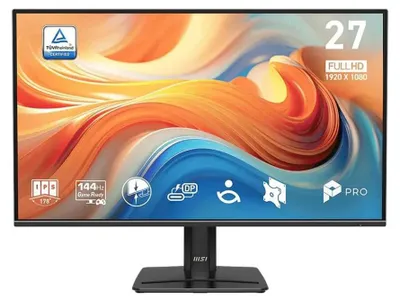 Obrázek produktu pro MSI Pro MP272 E14C, 68,6 cm (27"), 1920 x 1080 px, Full HD, LED, 4 ms, Černá