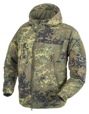 Productafbeelding van Helikon heren winterjas, model Level 7, camouflageprint Flecktarn, groot, meerkleurig, maat XXL