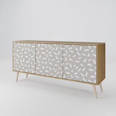 Immagine prodotto di Spacerebels cassettiera a 3 ante - credenza cassettiera - credenza alta - mobile armadio - soggiorno camera da letto - 57,5×164,5×42 (HxLxP)