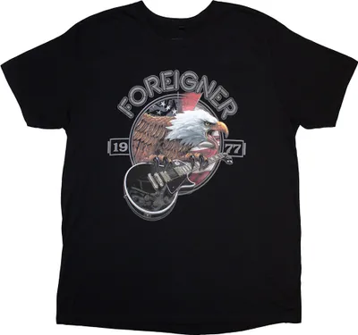 Obrázek produktu pro Foreigner - Tričko pro muže/dámy Uni RO12634 (XL) (Černá)