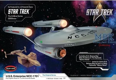 Produktbild von POLAR LIGHTS PLL1000 StarTrek U.S.S. Enterprise NCC-1701 1:1000
