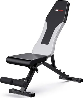Obrázek produktu pro WINNOW Nastavitelná skládací posilovací lavice Fitness lavice černá