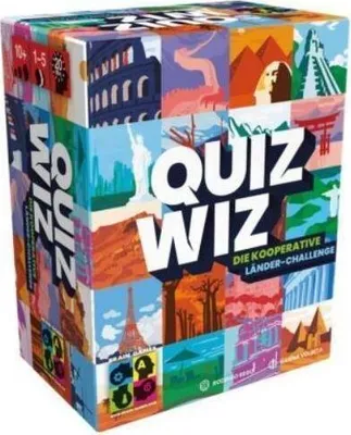 Produktbild von QuizWiz: Kooperatives Länder-Kartenspiel für Gruppen und Familien