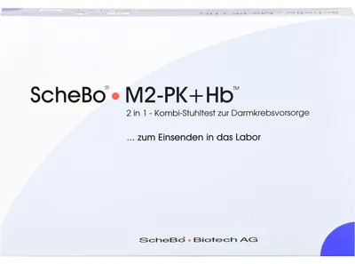 Obrázok produktu pre Schebo M2-PK+Hb 2v1 Kombinovaný skríningový test na rakovinu čreva 1 P