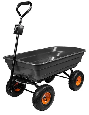 Immagine prodotto di HOGLER 3958 Carrello da giardino, 300 Kg, grigio