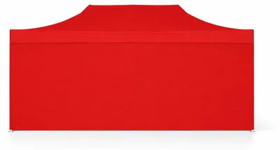 Produktbild von Faltpavillon 4x6m ALU Premium – 4 geschlossene Seitenwände - Rot