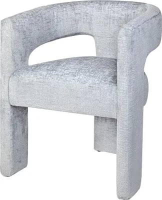 Productafbeelding van FURNLUX Eetkamerstoel Leith, lichtblauw, 62 cm / Hoofdkleur: blauw / Afmetingen: 62 x 75 x 58 cm