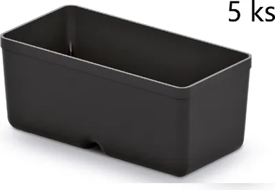 Immagine prodotto di Sada 5 plastových boxů na nářadí UNITE BOX 110x55x132 černé