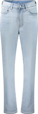 Obrázek produktu pro Ležérní dámské džíny Mom Jeans, modré džínoviny s vysokým pasem a 5 kapsami