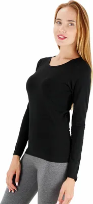 Produktbild von Damen Thermal Lang Arm Oberteil Winter Skiunterhemd Funktionswäsche Shirt 8028