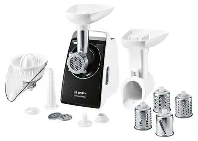 Zdjęcie produktu dla Bosch MFW3850B, 500 W, Czarny, Biały, 2 kg/min, 1800 W