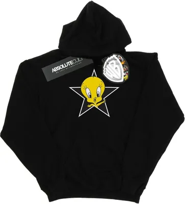 Produktbild von Looney Tunes - "Tweety Pie Star" Kapuzenpullover für Damen BI3952 (S) (Schwarz)