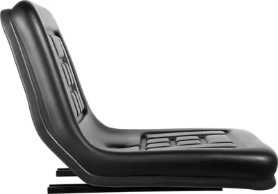 Produktbild von Traktorsitz - Universal verstellbarer Ersatzsitz - Für Rasenmäher, Gabelstapler, Go-Kart - Ablauflöcher, Halterungen, 100 kg, 15 cm, 44,5×35,5×33,5 cm - Schwarz
