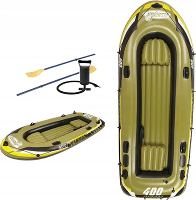 Produktbild von Angelponton für 5 Personen FISHMAN400 Boot RUDER 280cm