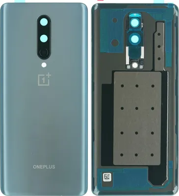 Produktbild von Gehäuse Rückseite für Oneplus 8 (IN2013, IN2017, IN2010, IN2019), Silber