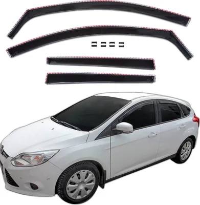 Image de GP Déflecteurs Deflecteurs D'Air Pour Ford Focus 3 2011-2018 4/5 Portes 4pcs, Aérodynamique, Montage Facile