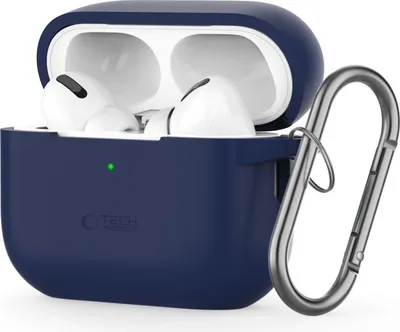 Zdjęcie produktu dla Tech-Protect Silicone Hook Apple Airpods Pro 1/2 Granatowy